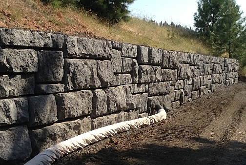 Draper Concrete Block Retaining Wall