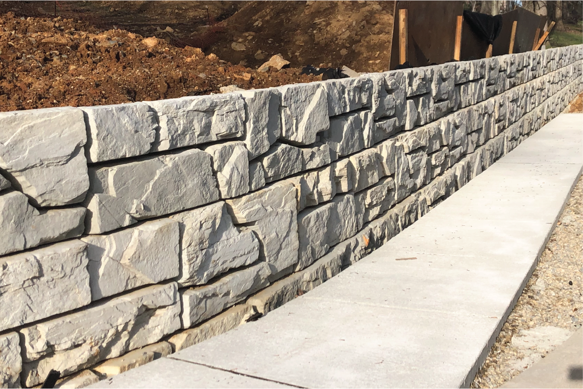 South Jordan Textured Block Wall